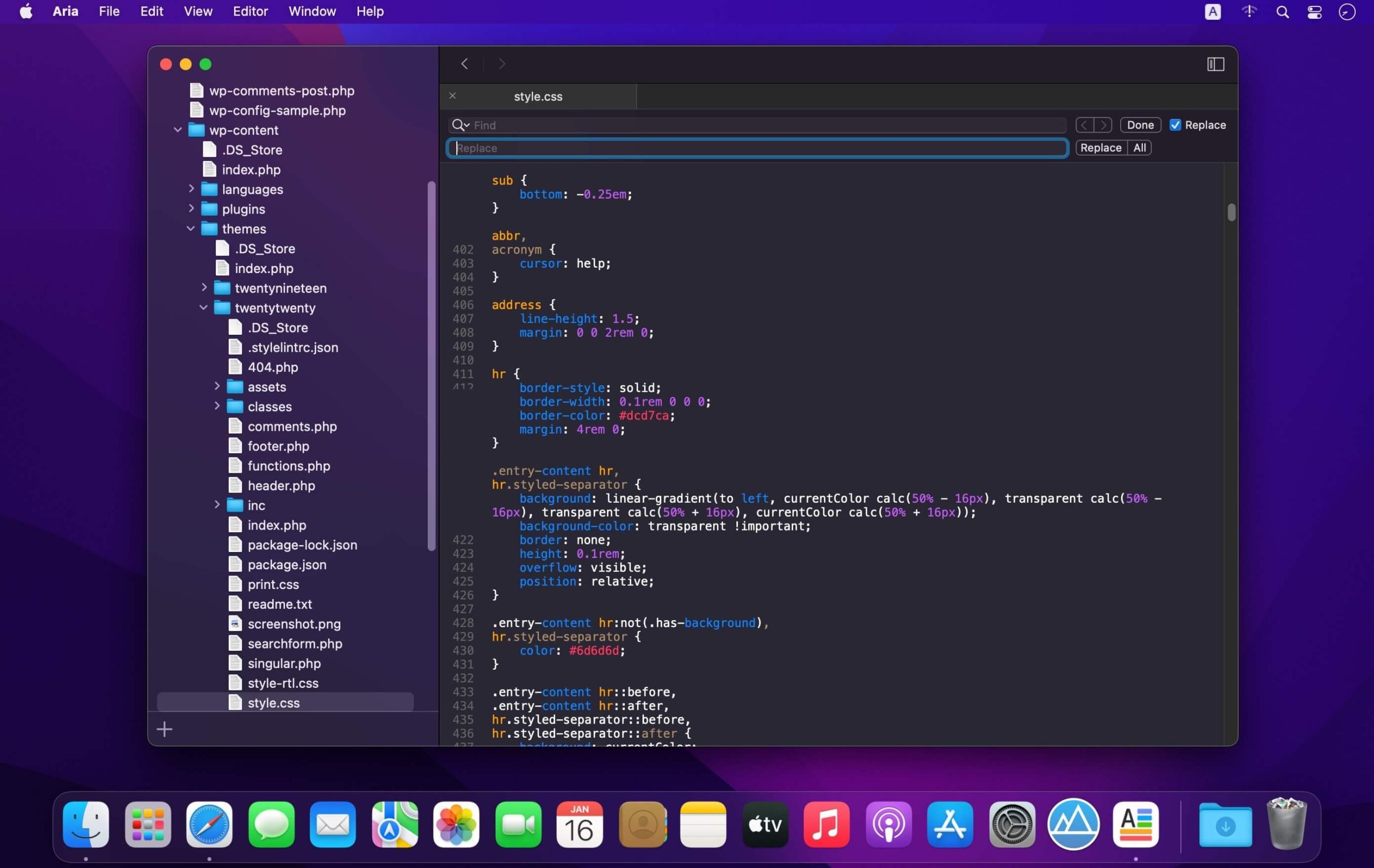 Aria 2.0.6 for Mac
