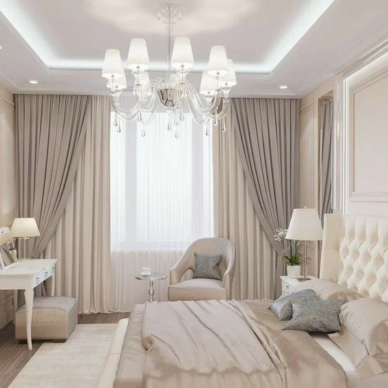 luxury bedroom curtains
